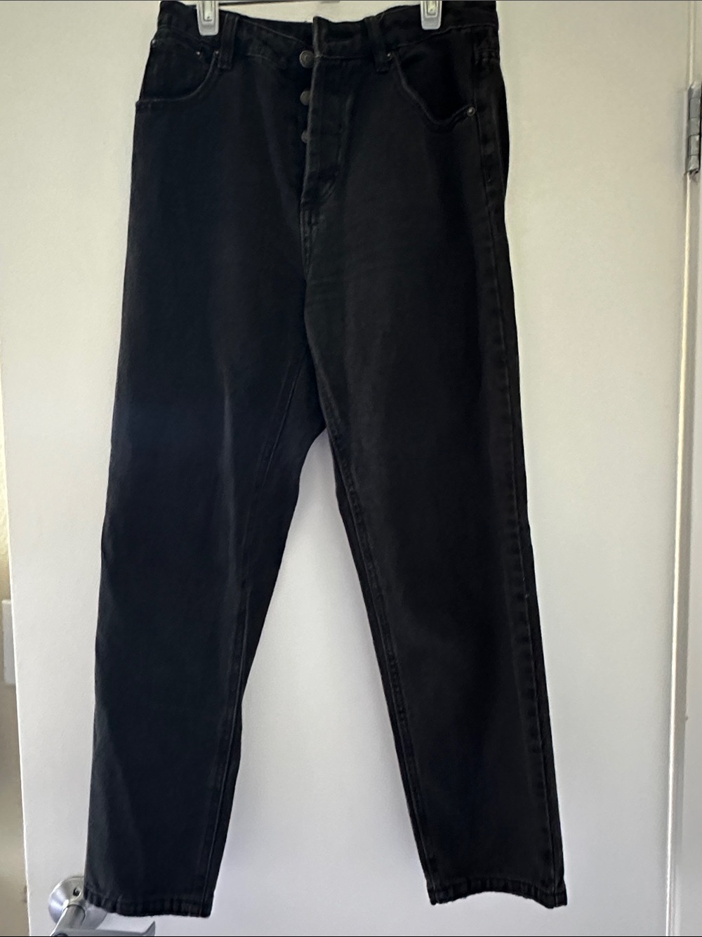 Black Stradivarius Mom Jeans